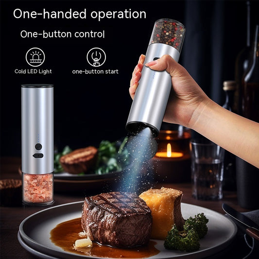 Electric salt and pepper grinder w/ Led lights